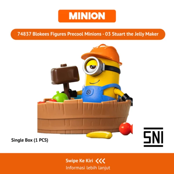 Blokees Figures-preCOOL-Minions-03 Stuart the Jelly Maker