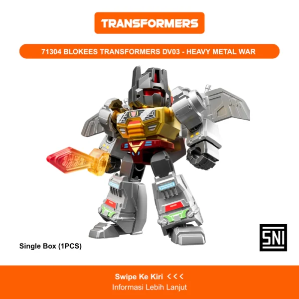 BLOKEES Blind Box Figure Transformers HEAVY METAL WAR Defender Version 03